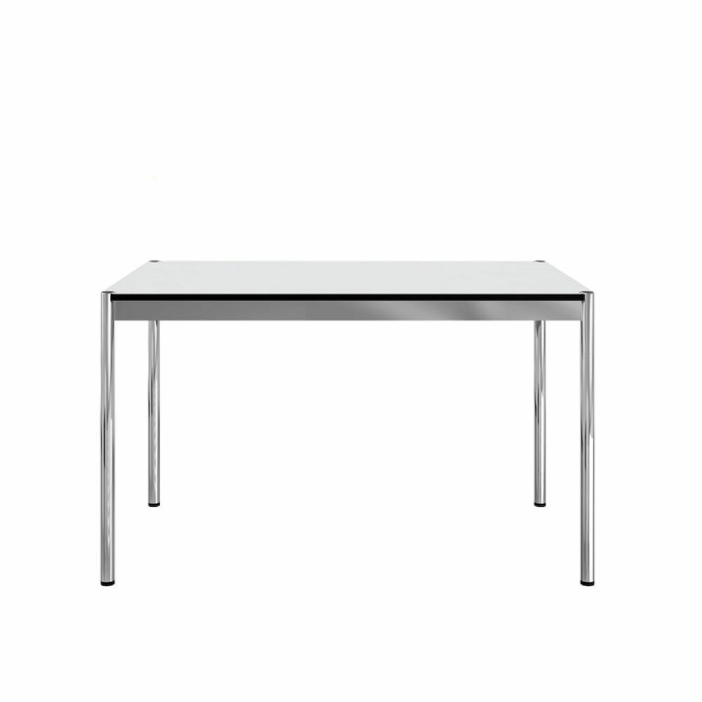 USMハラー テーブル1250×750×740mm パールグレーラミネート 