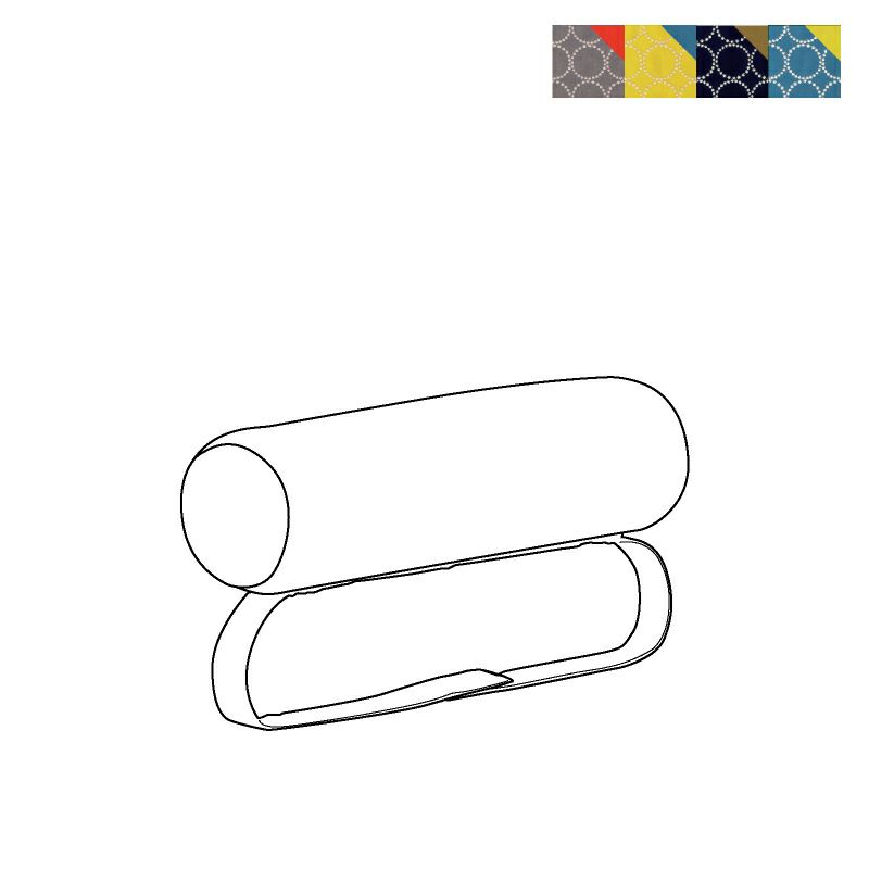 マルニ60+ ボルスタークッション（ベンチソファ用）ファブリック M-05（ミナペルホネン dop-tambourine）商品画像1