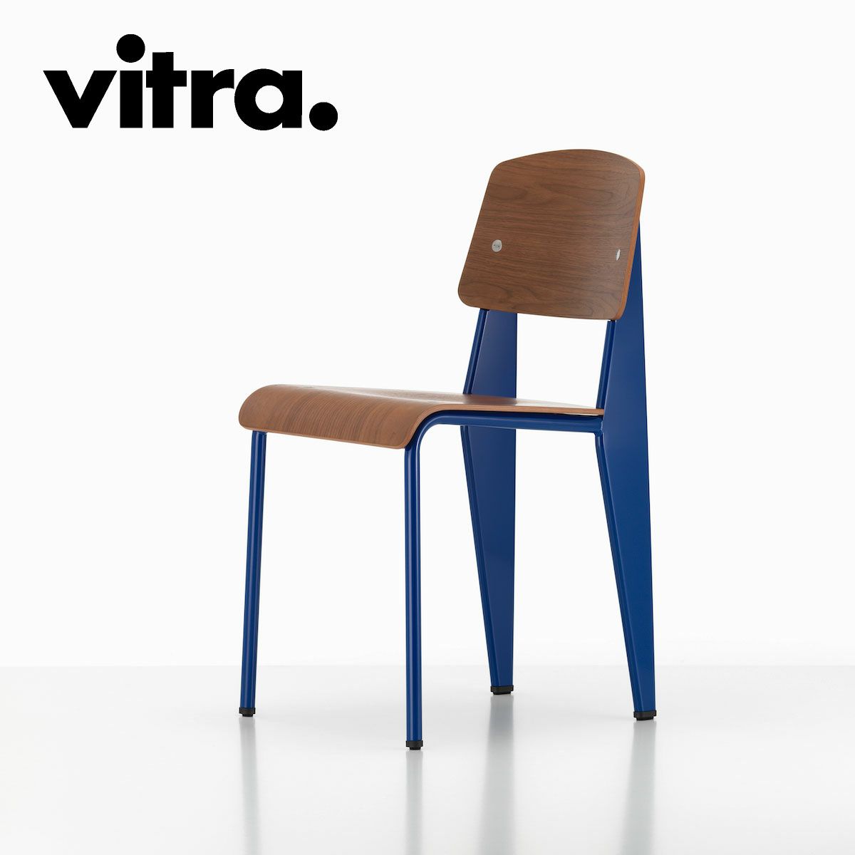 Vitra（ヴィトラ） スタンダードチェア（Standard Chair）プルーヴェブルーマルクール（Prouvé Bleu Marcoule） 商品画像3