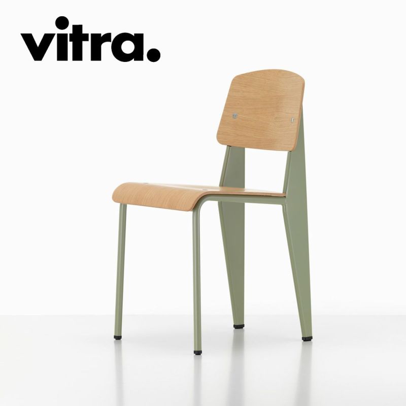 Vitra（ヴィトラ） スタンダードチェア（Standard Chair）プルーヴェグリフェルメール（Prouv&#233; Gris Vermeer）商品画像1