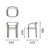 カリモクニュースタンダード チェーサチェアパッド（Karimoku New Standard Chesa Chair Pad） ［C3320B］ 商品画像2
