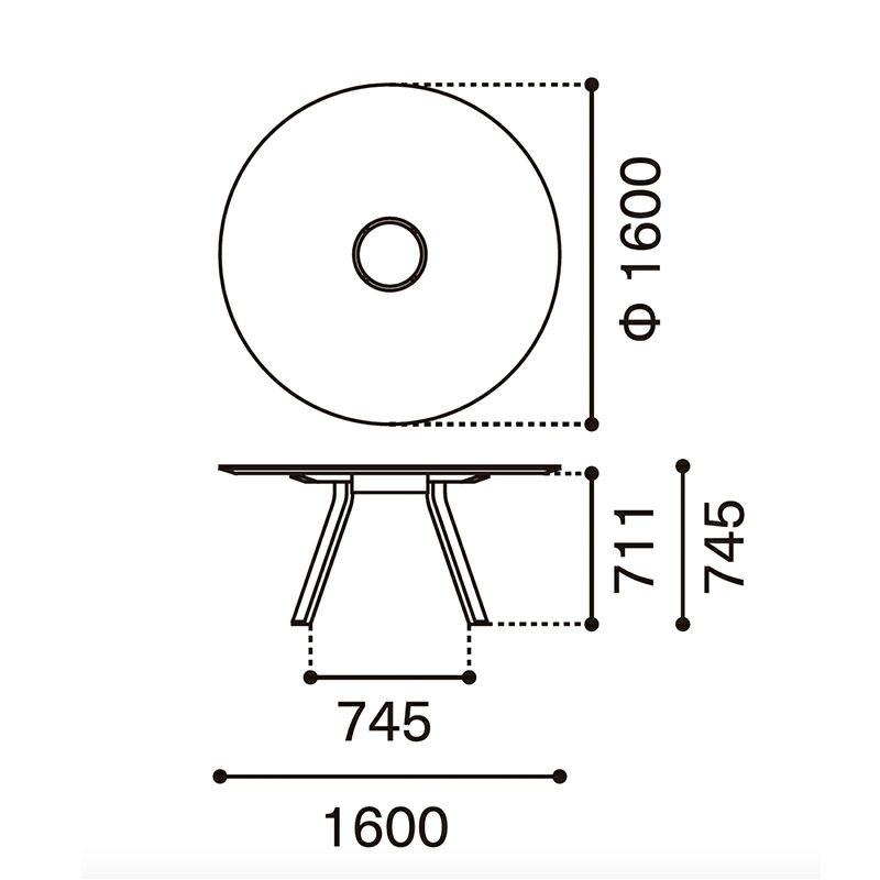 カリモクニュースタンダード スペクトラムワークステーション ラウンド ST Karimoku New Standard Spectrum Workstation Round ST） ［D345CA］ 商品画像2