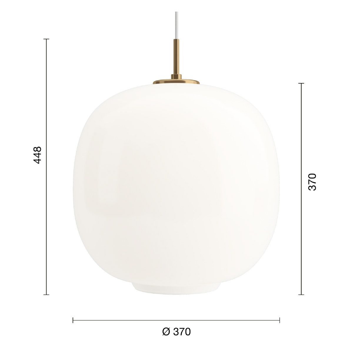 ルイスポールセン（Louis Poulsen） VL 45 ラジオハウス ペンダント / Φ370 乳白ガラス