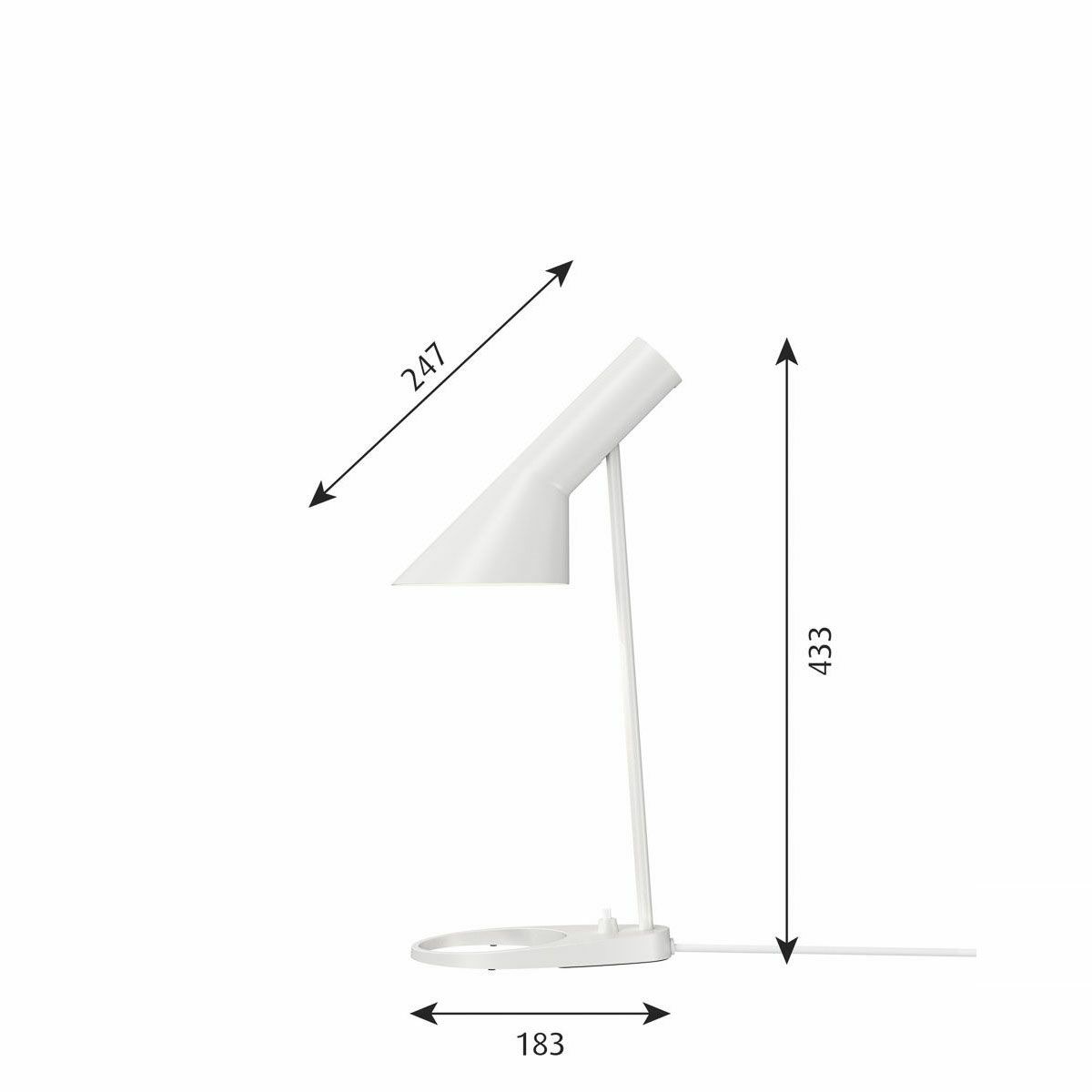 ルイスポールセン（Louis Poulsen） AJ ミニ テーブル / V3　ホワイト