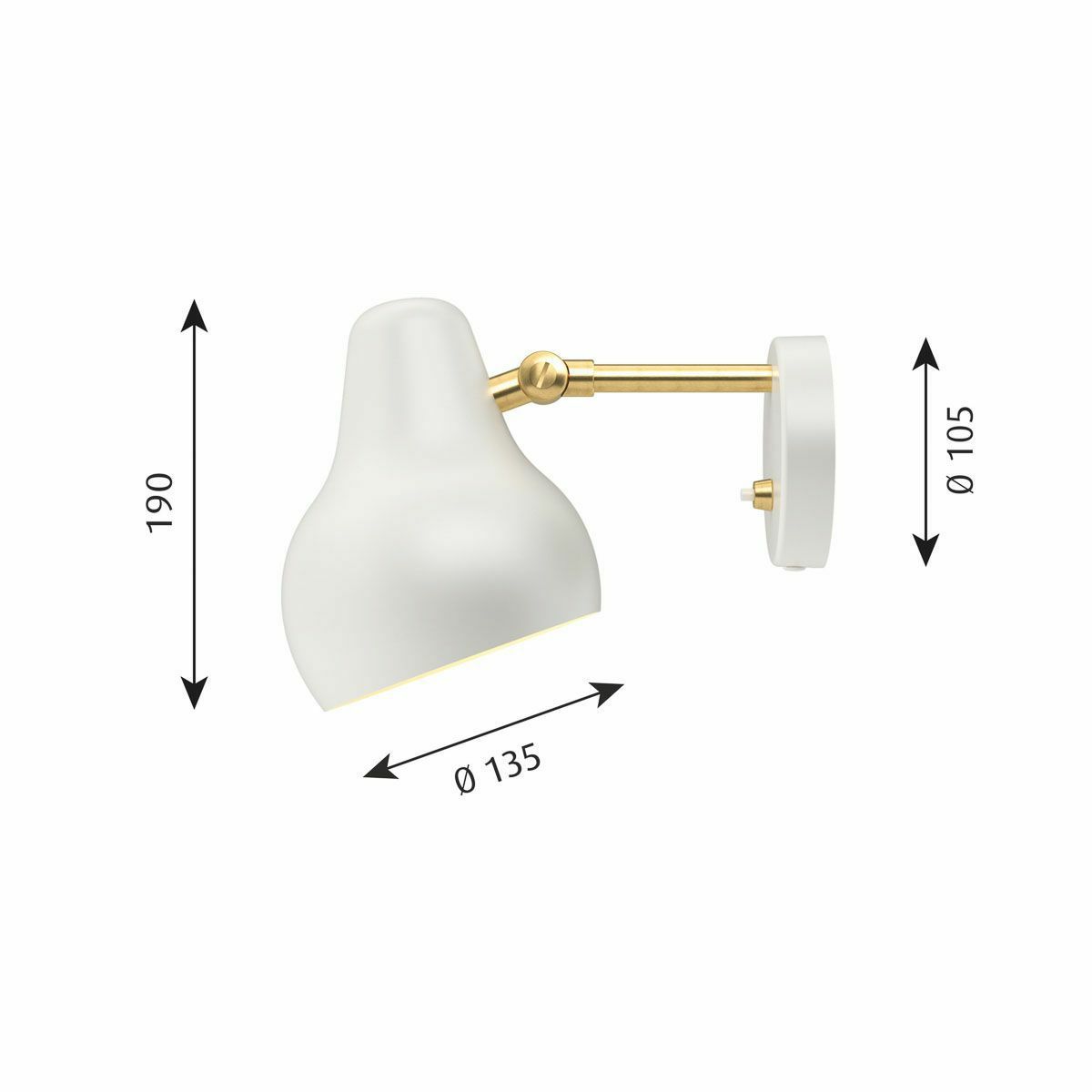 ルイスポールセン（Louis Poulsen） VL38 ウォール