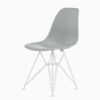 ハーマンミラー（Hermanmiller）イームズ サイドシェルチェア DSR ライトグレー ホワイトベース［DSR. 91 LTY E8］