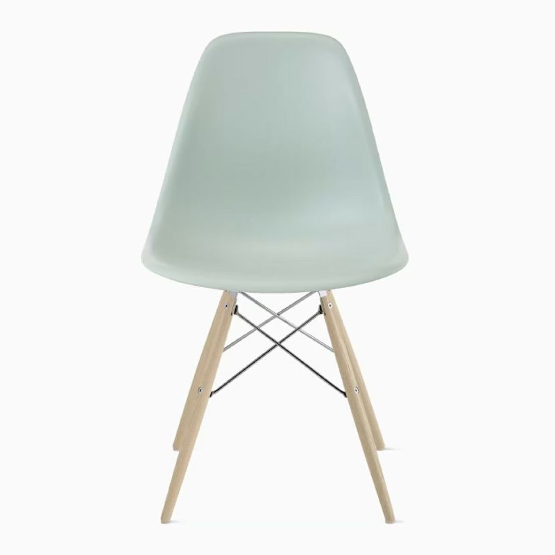 ハーマンミラー（Hermanmiller）イームズ サイドシェルチェア DSW グレーグリーン クロームベース ホワイトアッシュ［DSW. 47 A2 RYG E8］