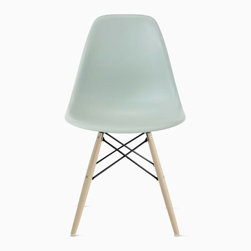 ハーマンミラー（Hermanmiller）イームズ サイドシェルチェア DSW グレーグリーン ブラックベース ホワイトアッシュ［DSW. BK A2 RYG E8］