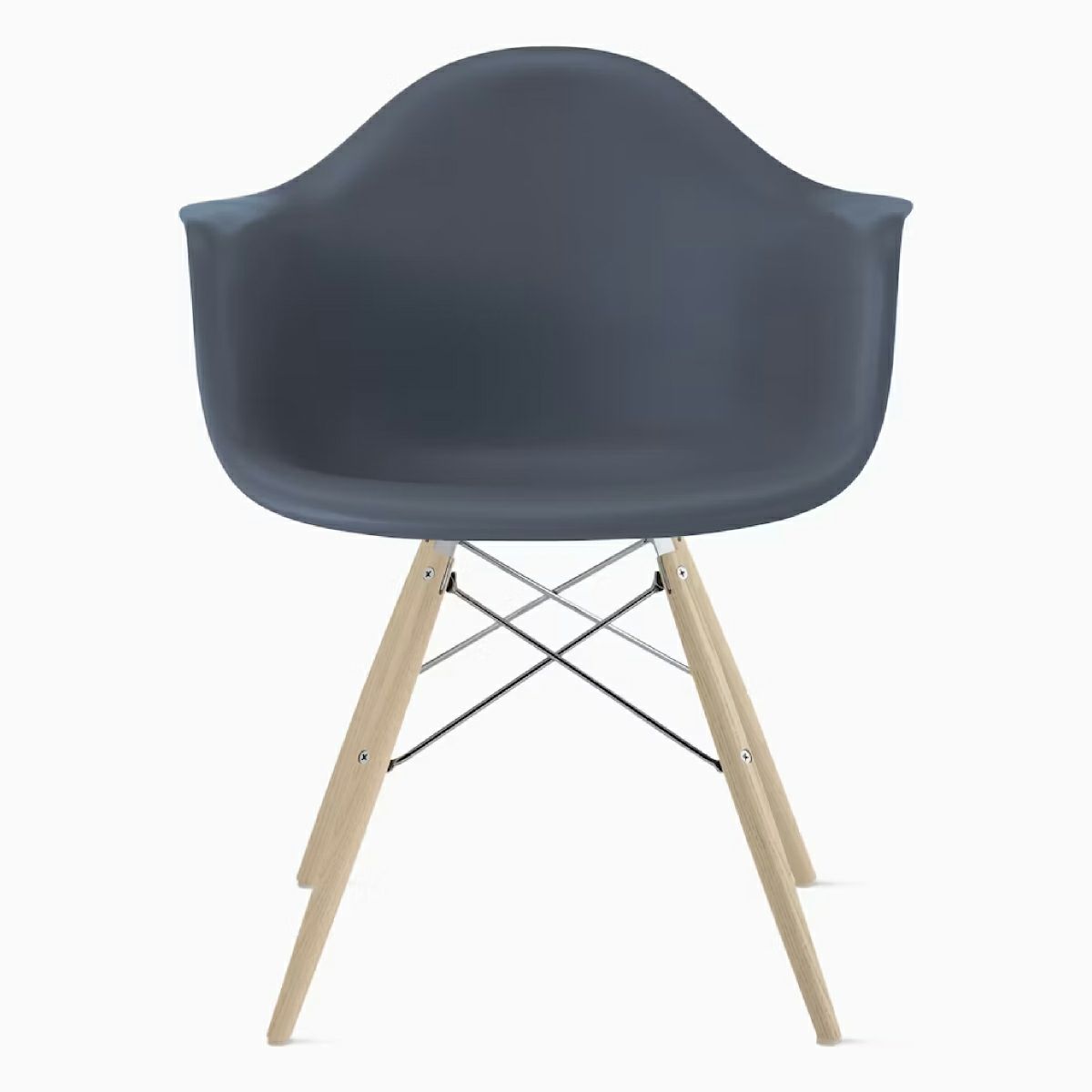 イームズ アームシェルチェア DAW ミディアムグレー クロームベース