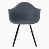 ハーマンミラー（Hermanmiller）イームズ アームシェルチェア DAW ミディアムグレー ホワイトベース エボニー［DAW. 91 EN MGR E8］