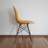 ハーマンミラー（Hermanmiller）イームズ サイドシェルチェア DSW ディープイエロー ブラックベース ウォールナット［DSW. BK OU DYL E8］