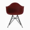 ハーマンミラー（Hermanmiller）イームズ アームシェルチェア DAR ブリックレッド ブラックベース［DAR. BK BKR E8］