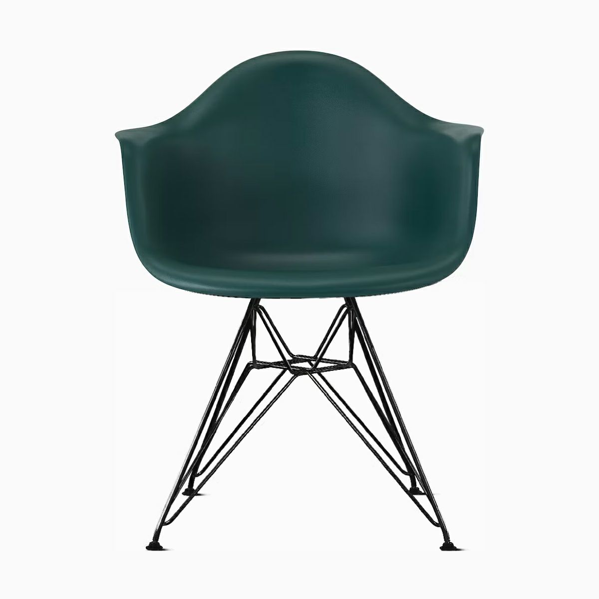 イームズ アームシェルチェア DAR エヴァーグリーン ブラックベース  