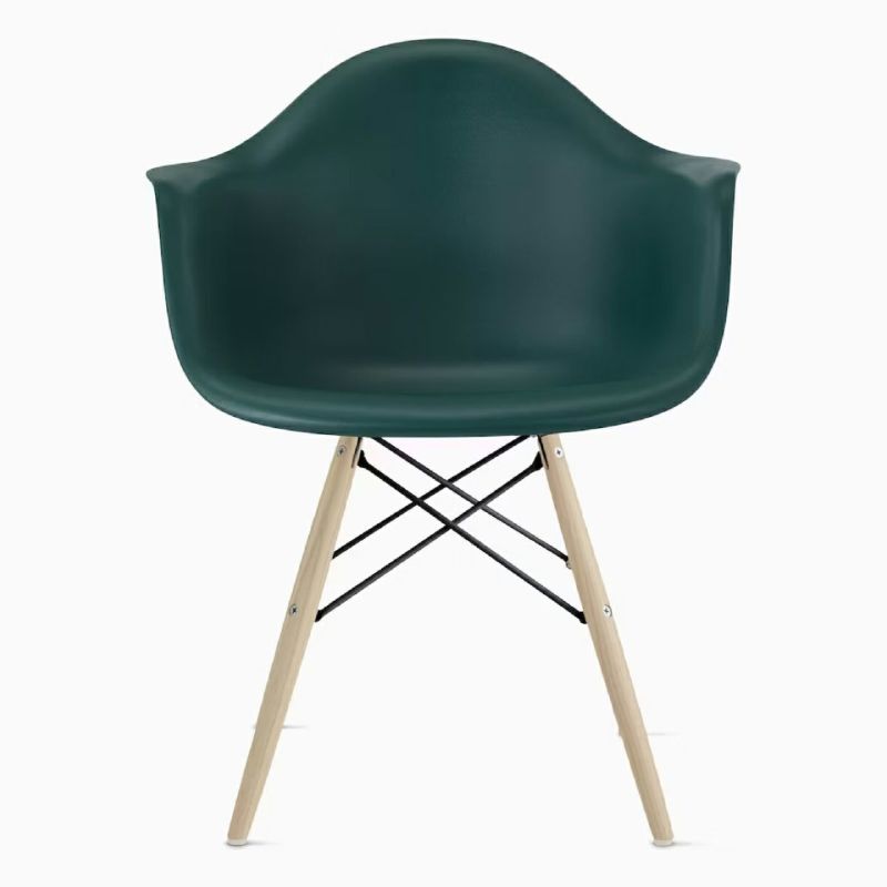 イームズ アームシェルチェア DAW エヴァーグリーン ブラックベース