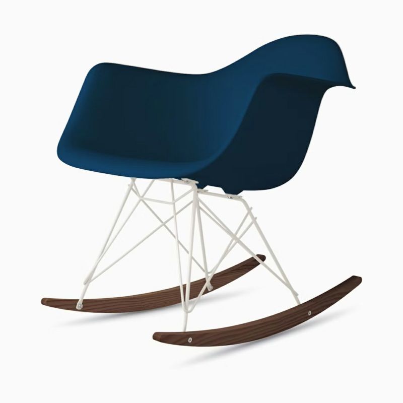 ハーマンミラー（Hermanmiller）イームズ アームシェルチェア RAR ブルーグリーン ホワイトベース ウォールナット［RAR. 91 OU BLG］