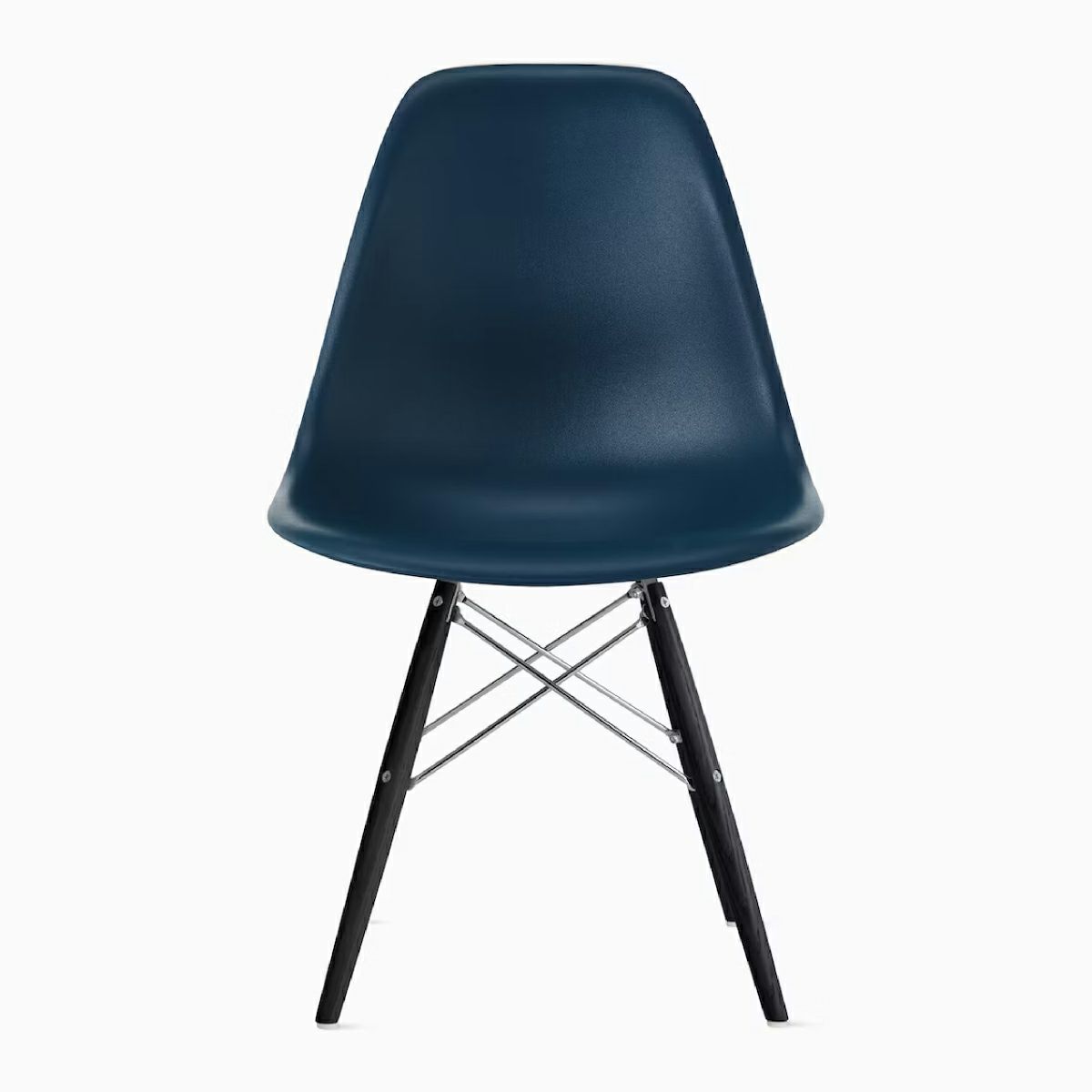 ハーマンミラー（Hermanmiller）イームズ サイドシェルチェア DSW ブルーグリーン クロームベース エボニー［DSW. 47 EN BLG E8］