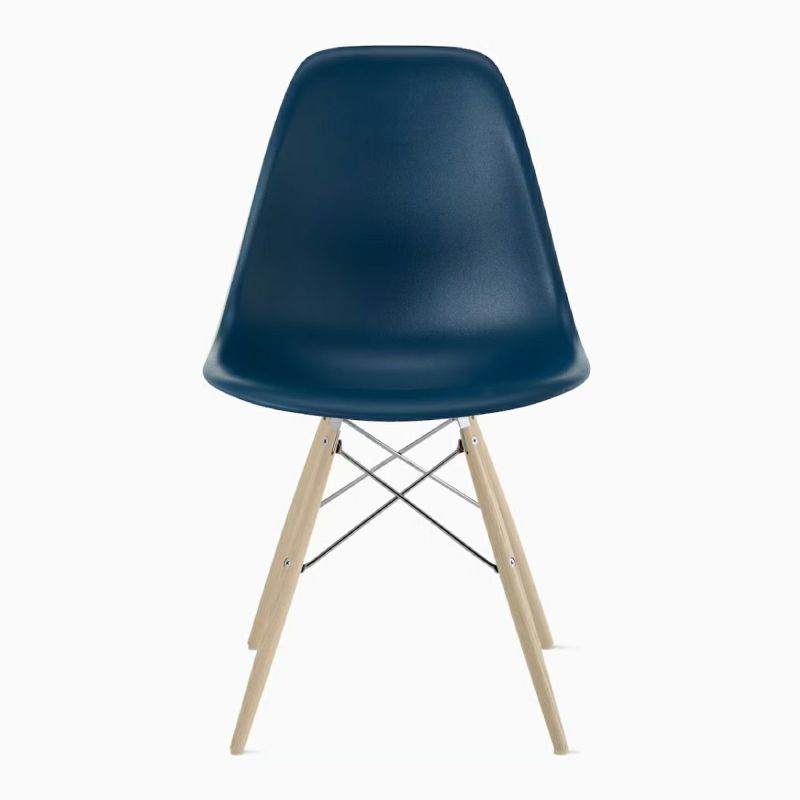 ハーマンミラー（Hermanmiller）イームズ サイドシェルチェア DSW ブルーグリーン クロームベース ホワイトアッシュ［DSW. 47 A2 BLG E8］