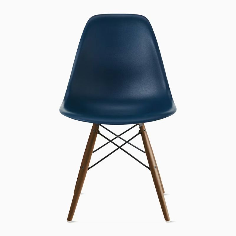 ハーマンミラー（Hermanmiller）イームズ サイドシェルチェア DSW ブルーグリーン ブラックベース ウォールナット［DSW. BK OU BLG E8］