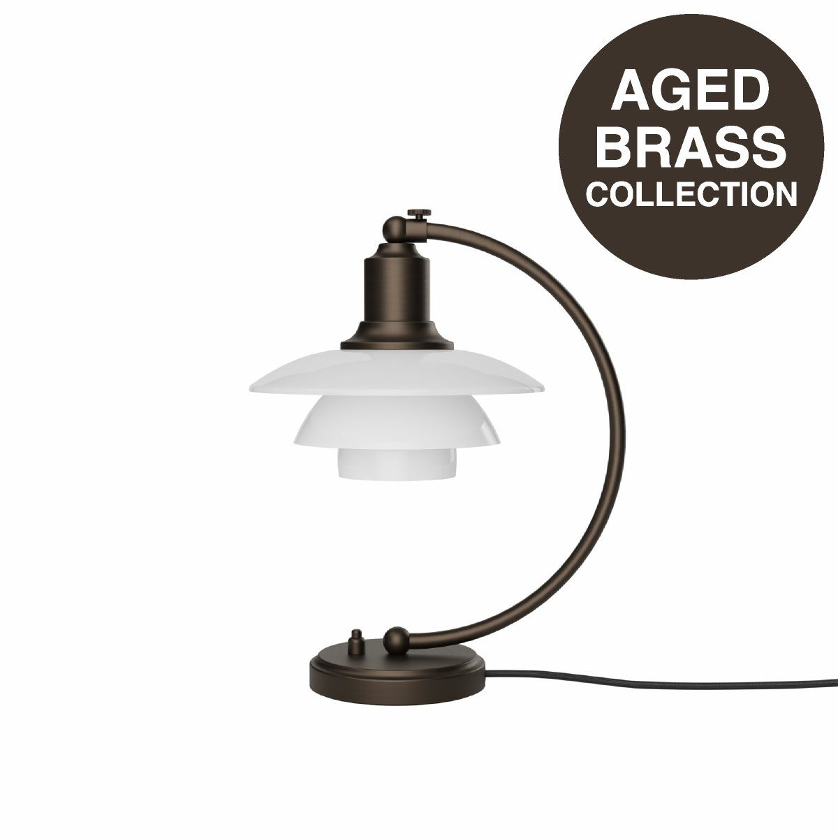 ルイスポールセン（Louis Poulsen）PH 2/2 Luna エイジド・ブラス オパール テーブルランプ