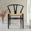CH24（Yチェア） SOFT BLACK ビーチ／マットブラック 座面高43cm CARL HANSEN & SON （カールハンセン ） ハンス J. ウェグナー商品画像7