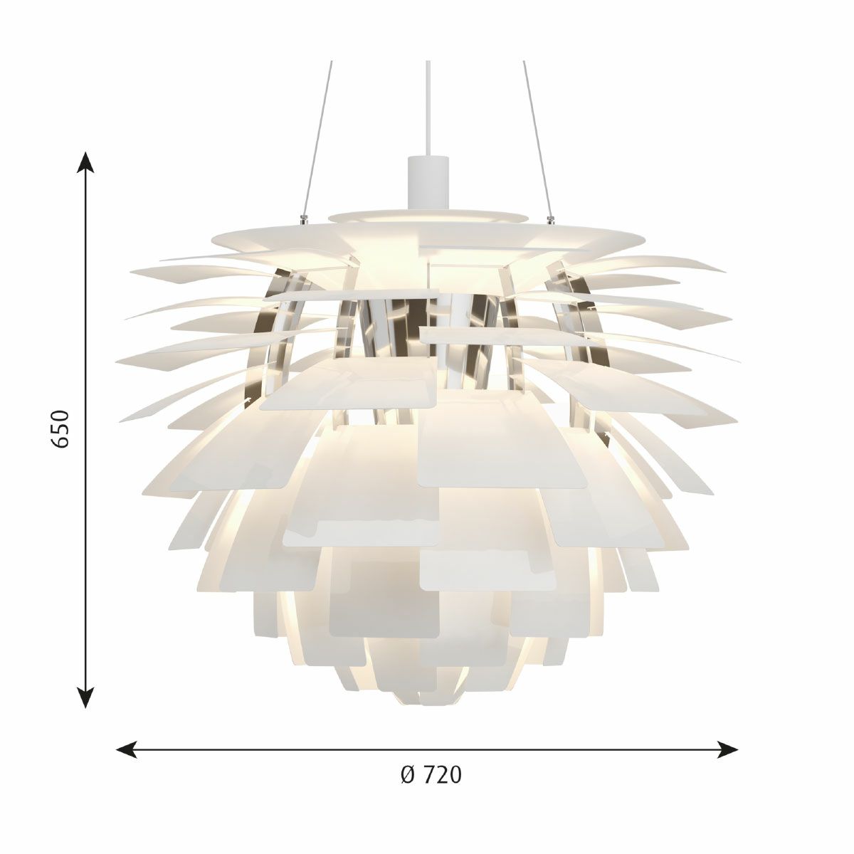 ルイスポールセン（Louis Poulsen） PH アーティチョーク Φ720 LED ホワイト