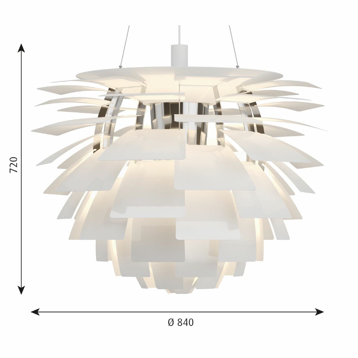 ルイスポールセン（Louis Poulsen） PH アーティチョーク Φ840 LED ホワイト
