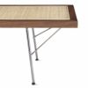 ハーマンミラー（Hermanmiller）ネルソン ケーンベンチ ウォールナット メタルベース クロームベース 1220［5291.48 OU 47］