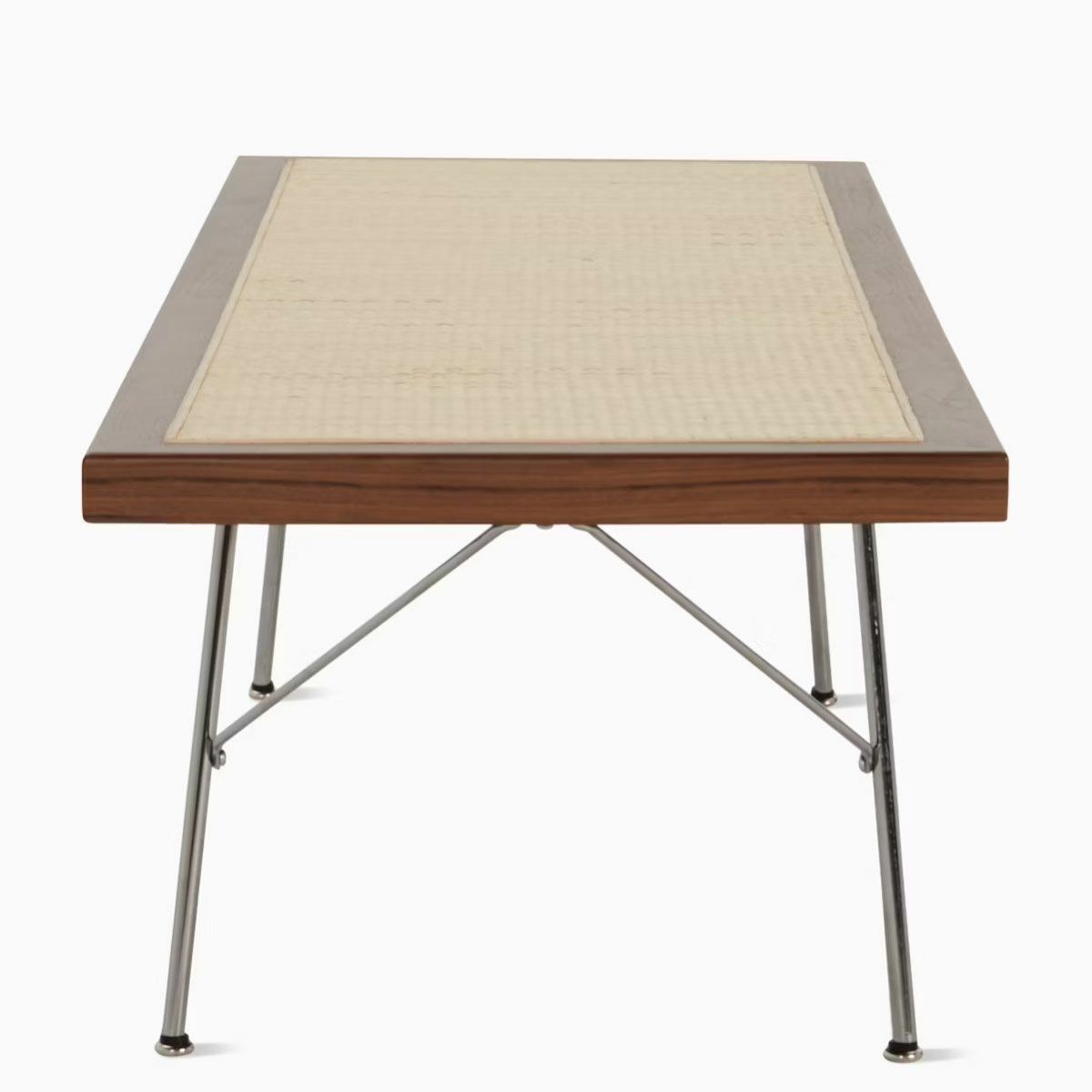 ハーマンミラー（Hermanmiller）ネルソン ケーンベンチ ウォールナット メタルベース クロームベース 1525［5291.60 OU 47］