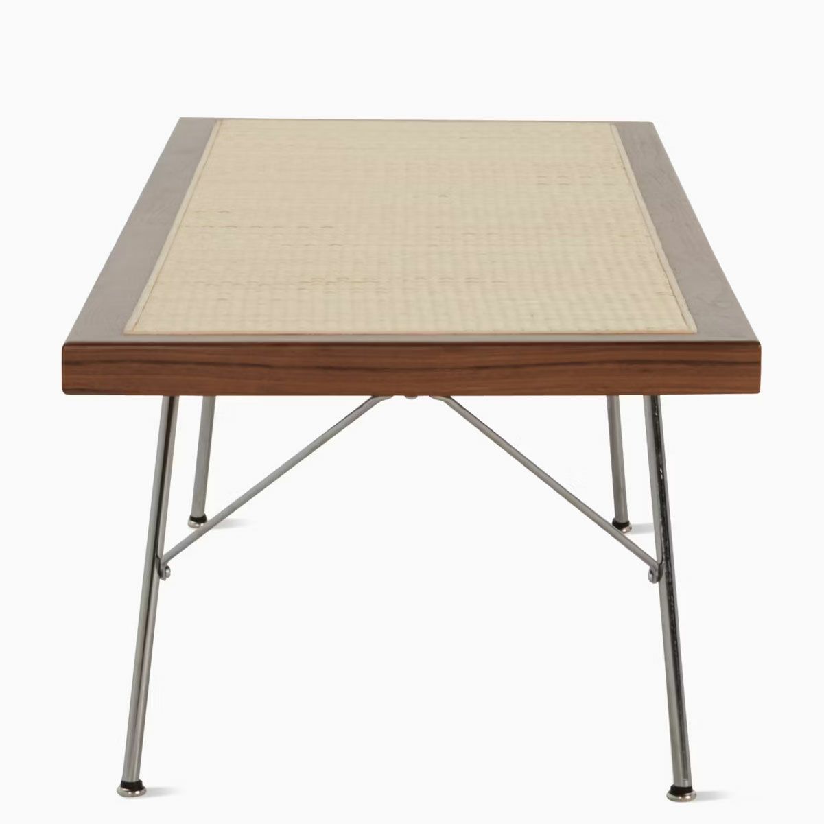 ハーマンミラー（Hermanmiller）ネルソン ケーンベンチ ウォールナット メタルベース クロームベース 1525［5291.60 OU 47］