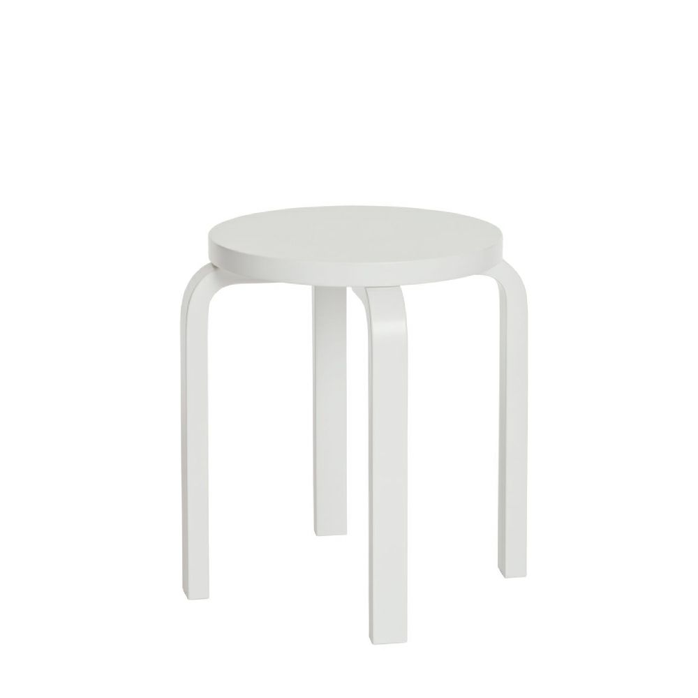 artek (アルテック) STOOL E60（スツールE60） 4本脚 オールホワイト