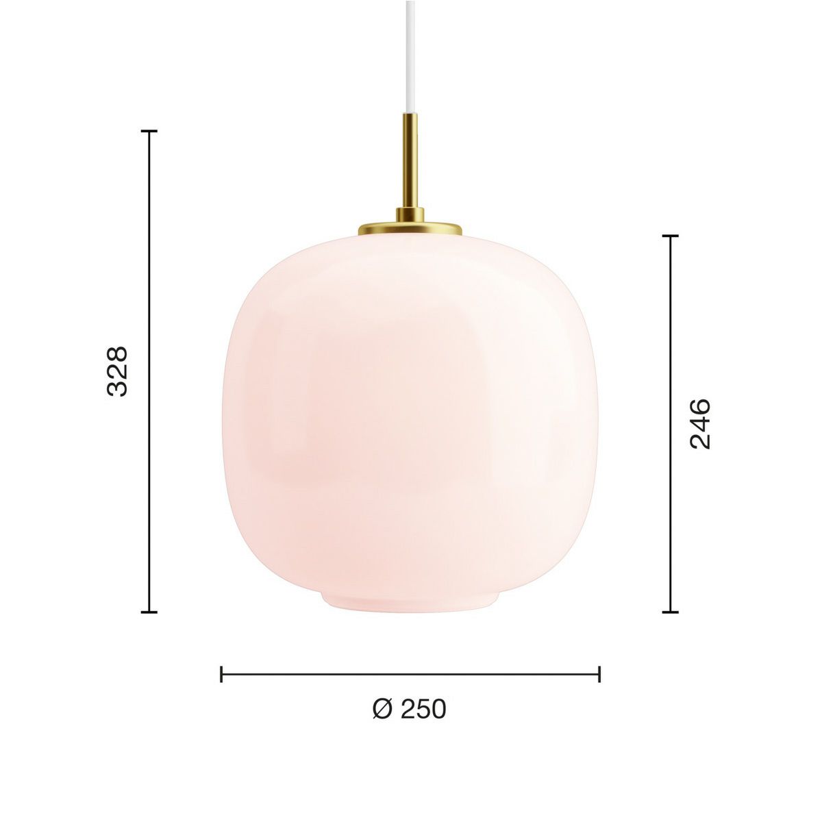 ルイスポールセン（Louis Poulsen） VL45 ラジオハウス ペンダント / Φ250 ペール・ローズ