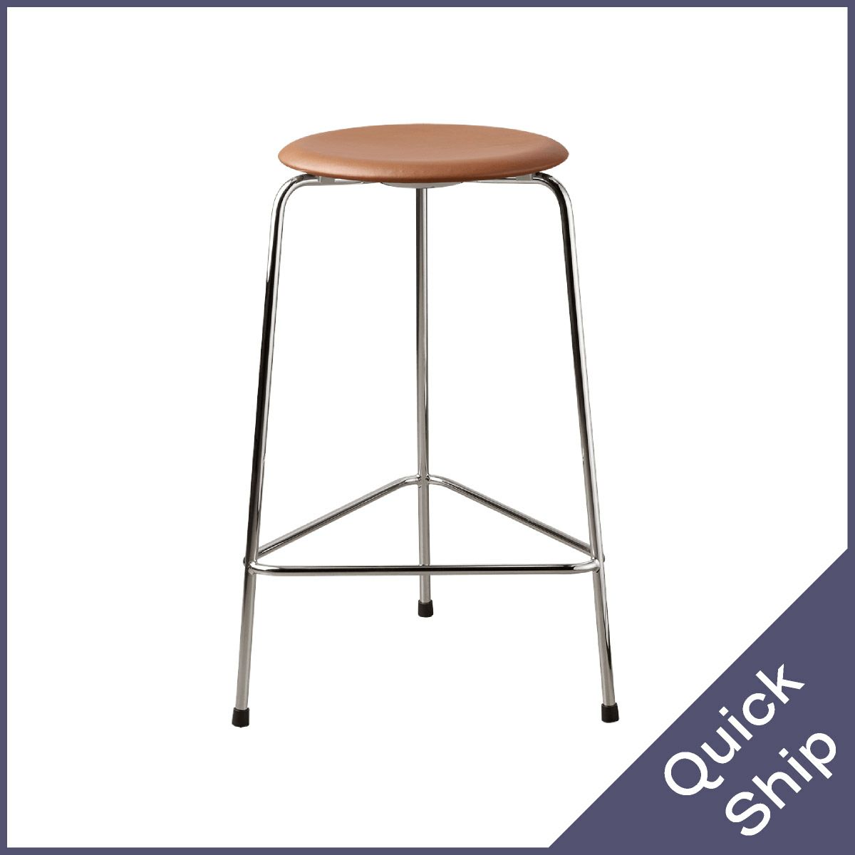 FRITZ HANSEN（フリッツ・ハンセン）HIGH DOT（ハイドットスツール）カウンターハイト 3本脚 / レザー