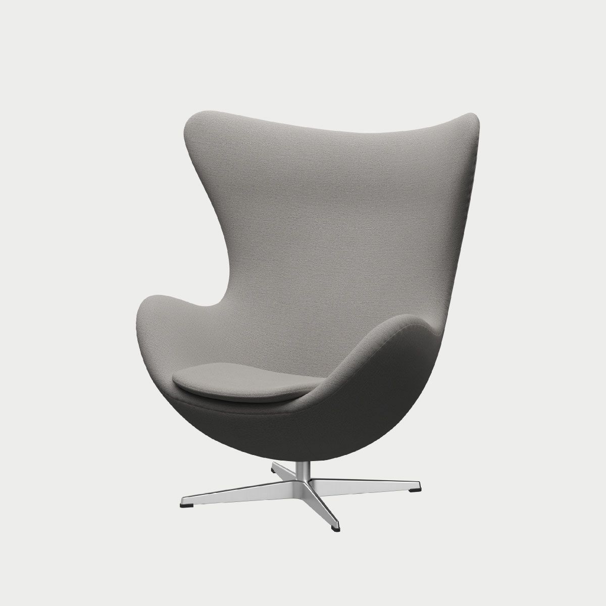 FRITZ HANSEN（フリッツ・ハンセン）EGG（エッグチェア）アルミニウムサテン仕上げ クリスチャンハウン / ベージュ（1121）