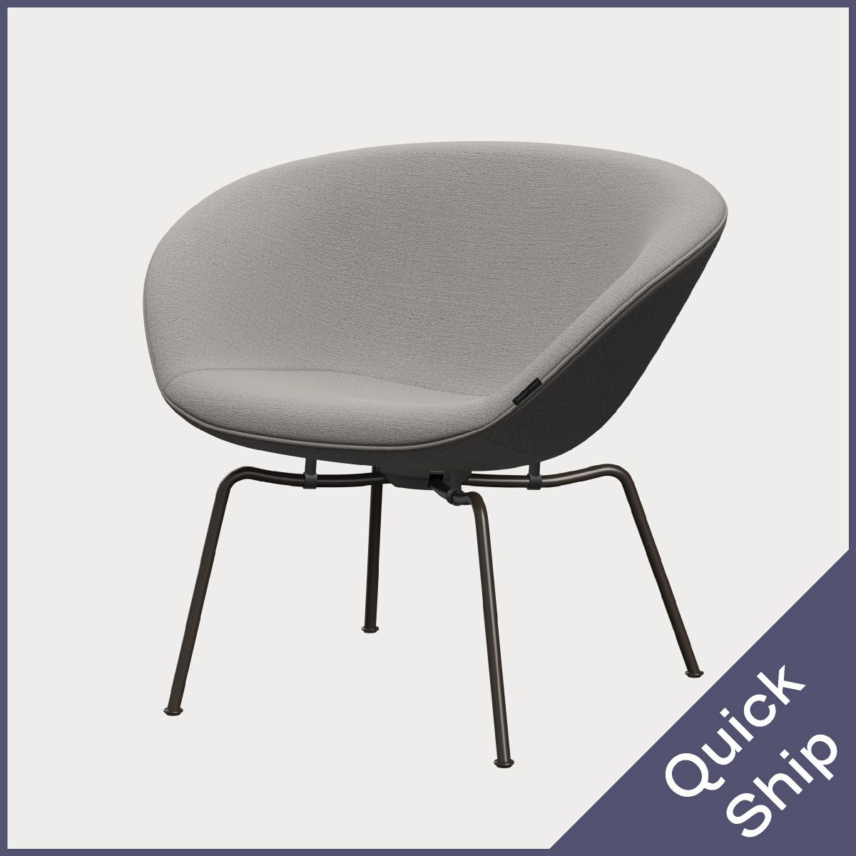 FRITZ HANSEN（フリッツ・ハンセン）POT（ポットチェア）ブラウンブロンズ クリスチャンハウン / ベージュ（1121）