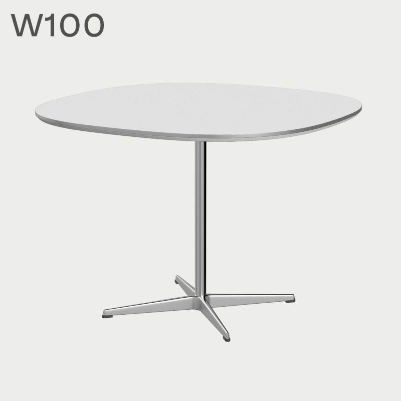FRITZ HANSEN（フリッツ・ハンセン）SUPERCIRCULAR（スーパー円テーブル）A603（ダイニングテーブル100×100cm）ラミネート / 4スターベース