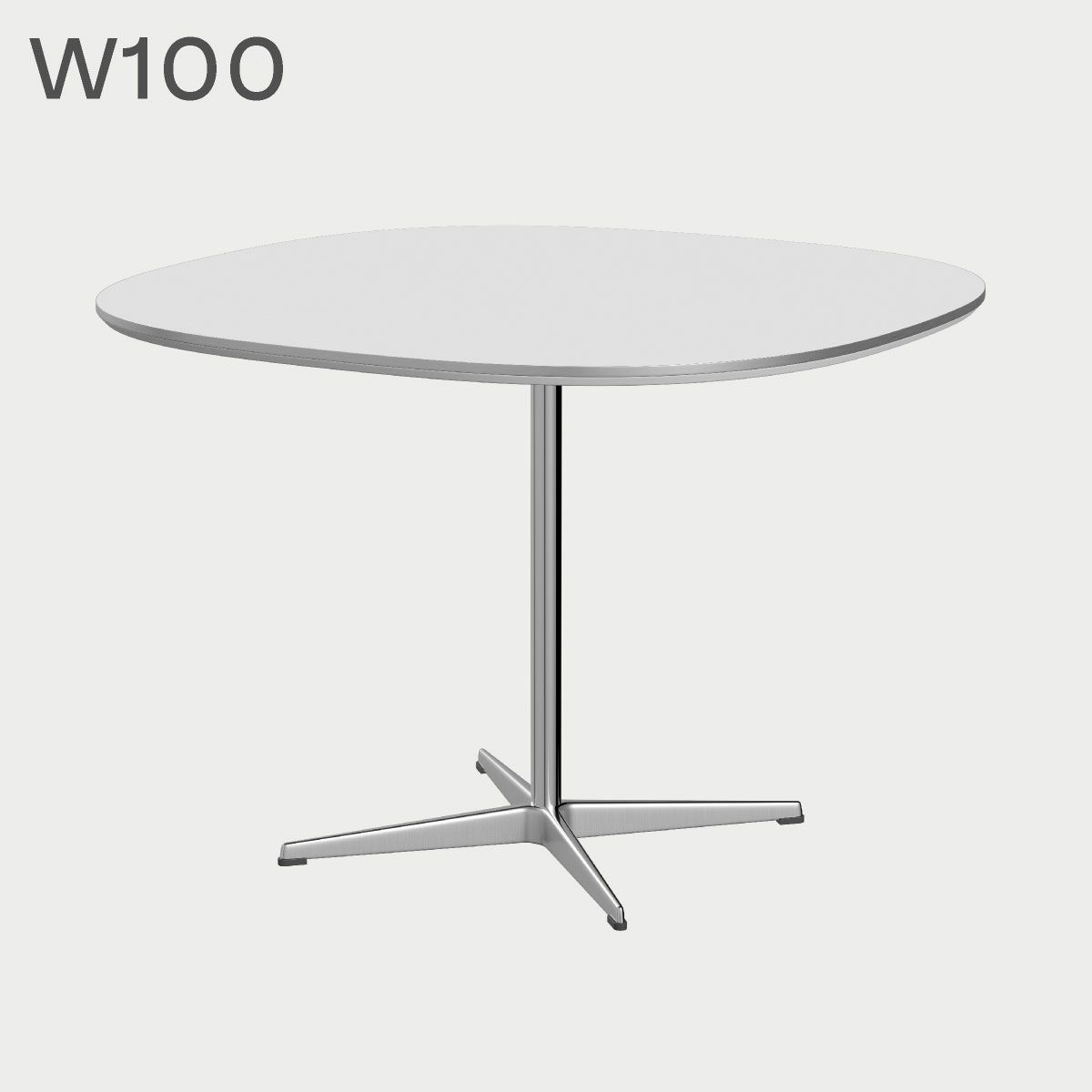 FRITZ HANSEN（フリッツ・ハンセン）SUPERCIRCULAR（スーパー円テーブル）A603（ダイニングテーブル100×100cm）ラミネート / 4スターベース