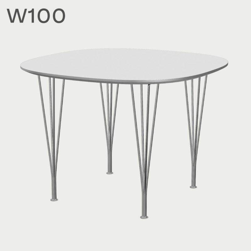 FRITZ HANSEN（フリッツ・ハンセン）SUPERCIRCULAR（スーパー円テーブル）B603（ダイニングテーブル100×100cm）ラミネート / スパンレッグ