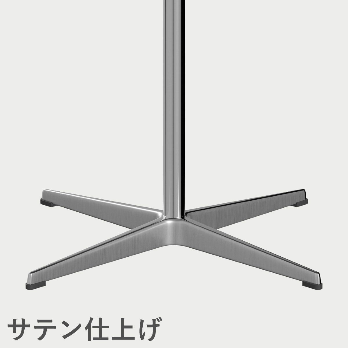 FRITZ HANSEN（フリッツ・ハンセン）SUPERCIRCULAR（スーパー円テーブル）A202（コーヒテーブル75×75cm）プライウッド クリアラッカー / 4スターベース