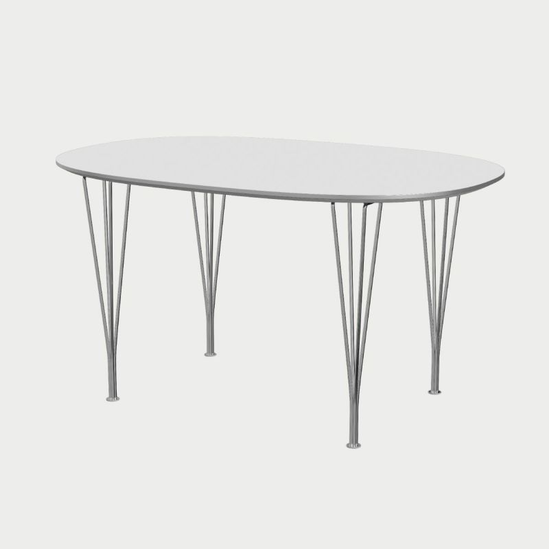 FRITZ HANSEN（フリッツ・ハンセン）SUPERELLIPSE（スーパー楕円テーブル）B611（ダイニングテーブル135×90cm）ラミネート / スパンレッグ