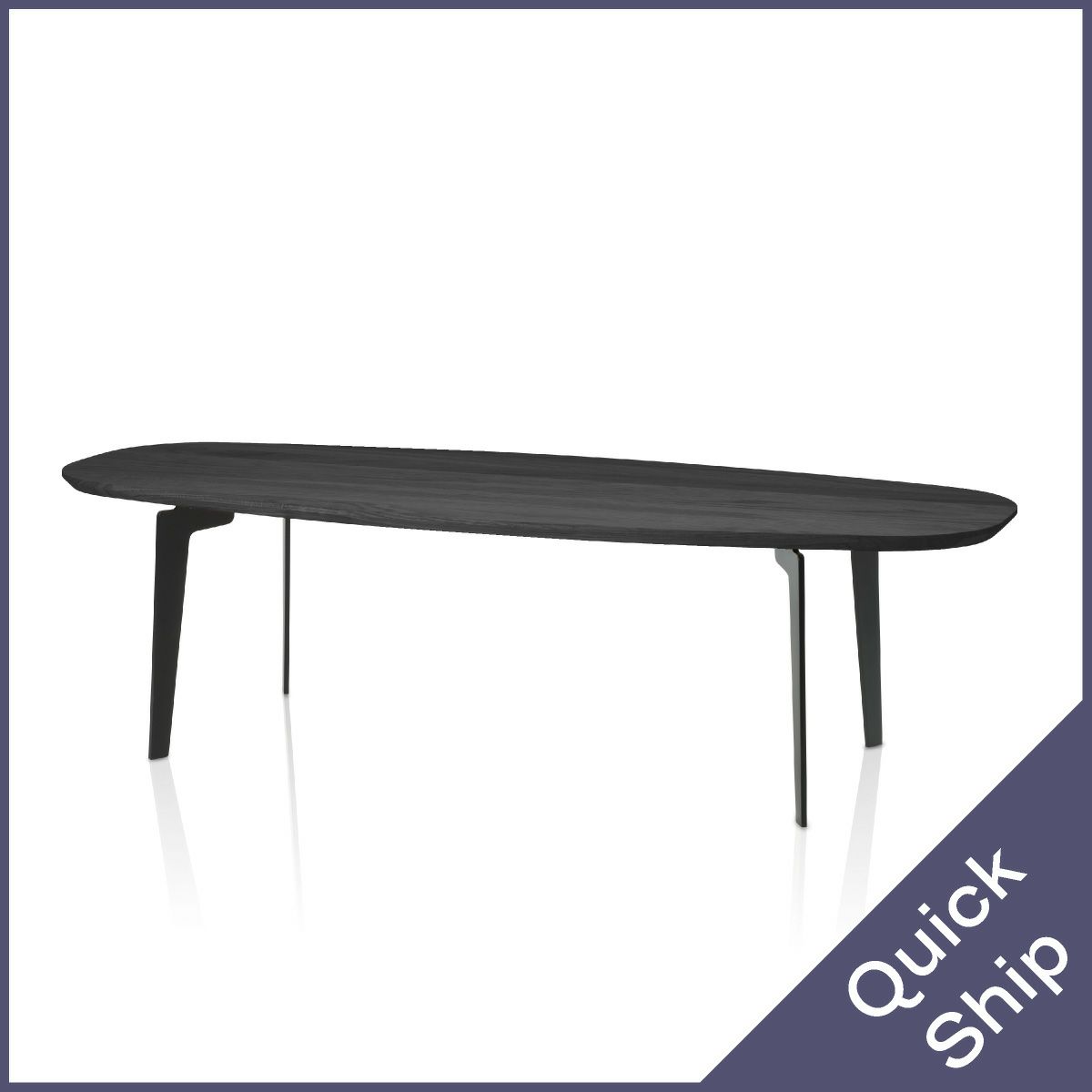 FRITZ HANSEN（フリッツ・ハンセン）JOINTABLE（ジョインテーブル）FH61（コーヒテーブル130×50cm） / オーク・ブラック天板 ブラック