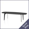FRITZ HANSEN（フリッツ・ハンセン）JOINTABLE（ジョインテーブル）FH61（コーヒテーブル130×50cm） / オーク・ブラック天板 ブラック