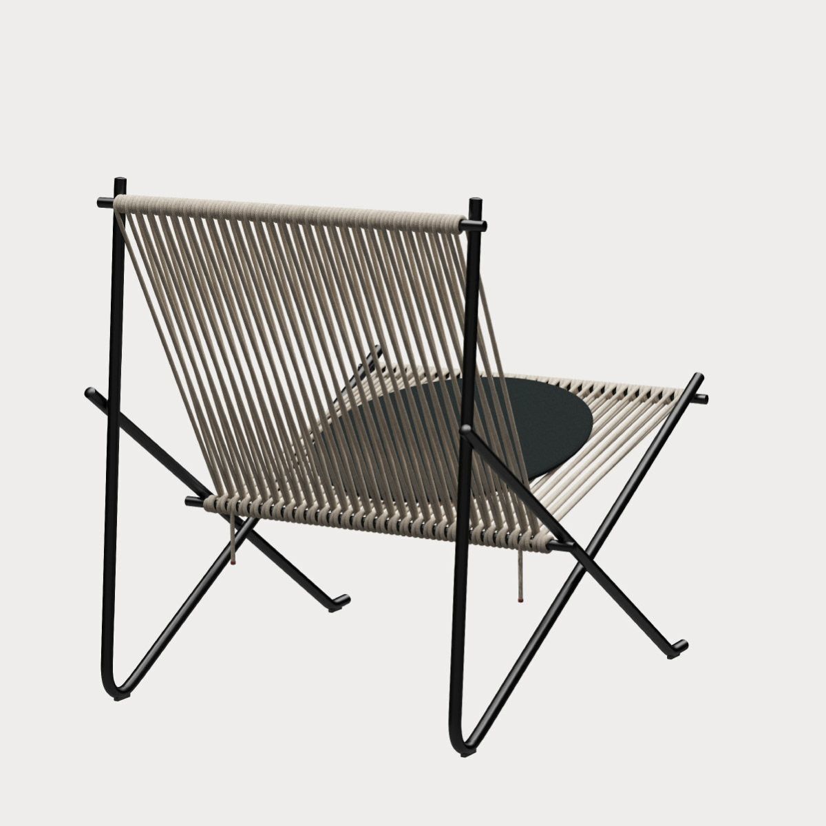 FRITZ HANSEN（フリッツ・ハンセン）PK4ST ラウンジチェア / シートクッション付 キャンバス