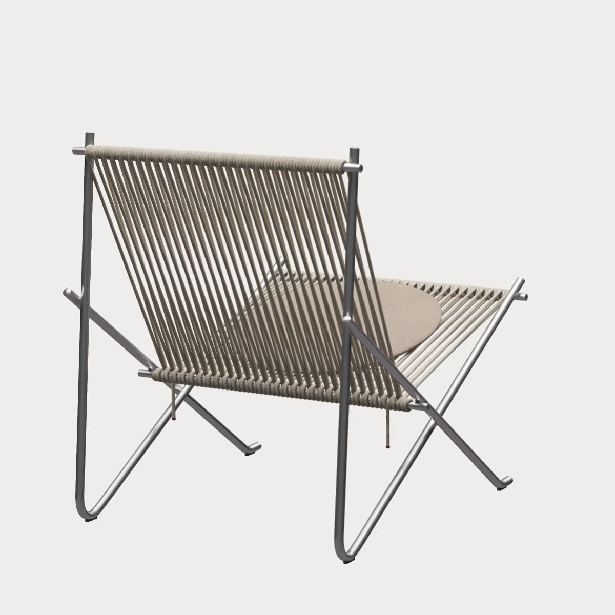 FRITZ HANSEN（フリッツ・ハンセン）PK4ST ラウンジチェア / シートクッション付 キャンバス