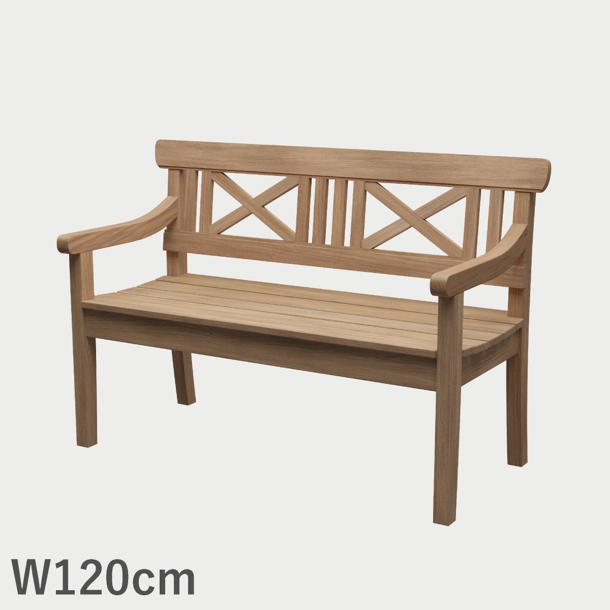 F.H.（フリッツ・ハンセン）SKAGERAK（スカゲラック）Drachmann bench 120cm（ドラックマン ベンチ）/ チーク