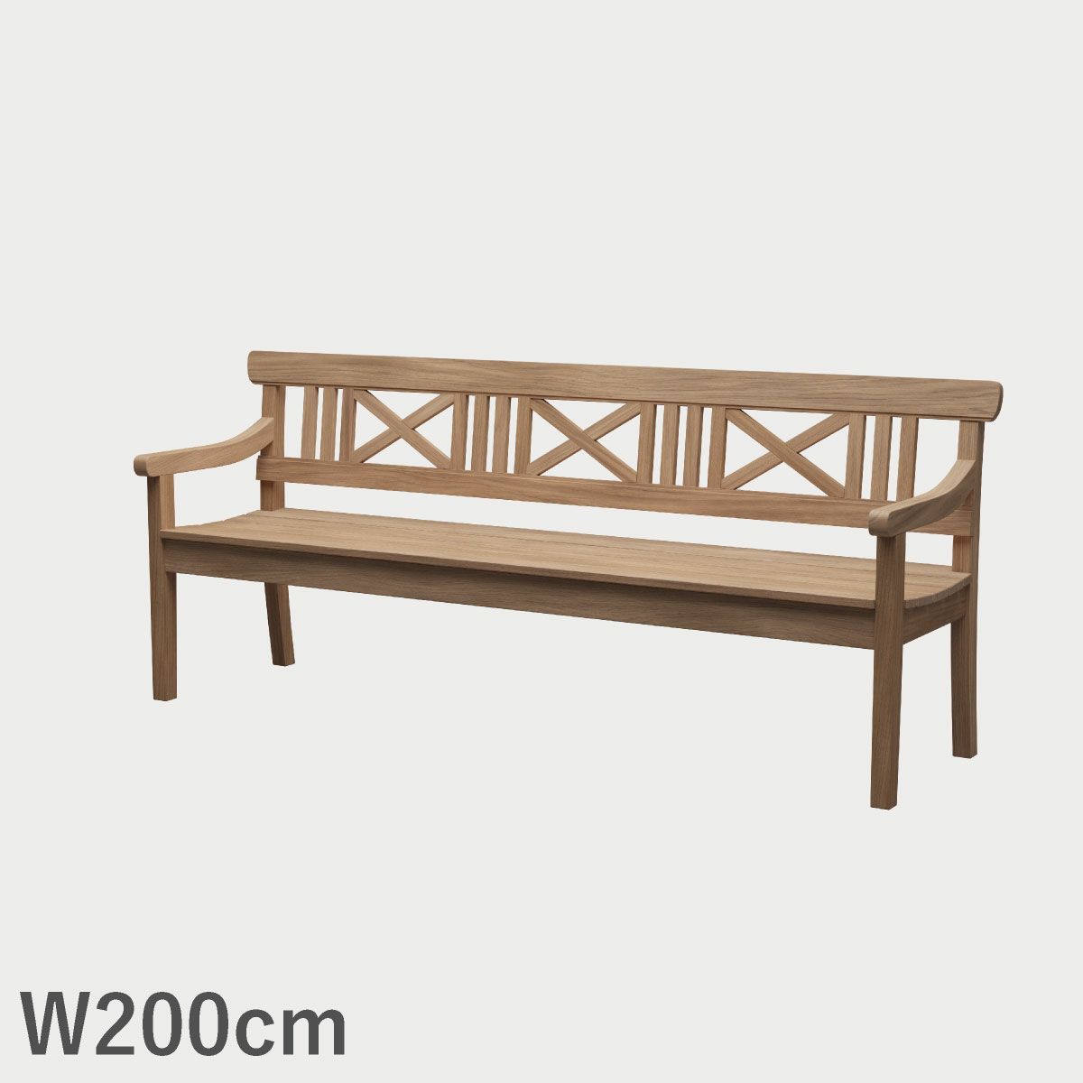 F.H.（フリッツ・ハンセン）SKAGERAK（スカゲラック）Drachmann bench 200cm（ドラックマン ベンチ）/ チーク