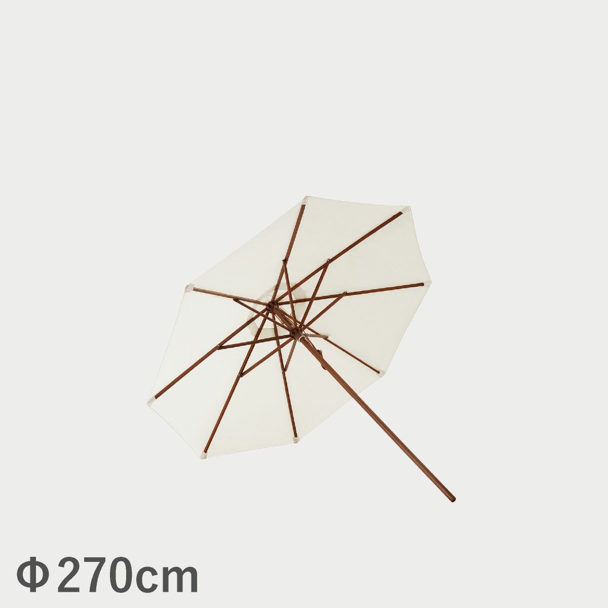 F.H.（フリッツ・ハンセン）SKAGERAK（スカゲラック）Messina umbrella Φ270（メッシーナ アンブレラ）/ ホワイト