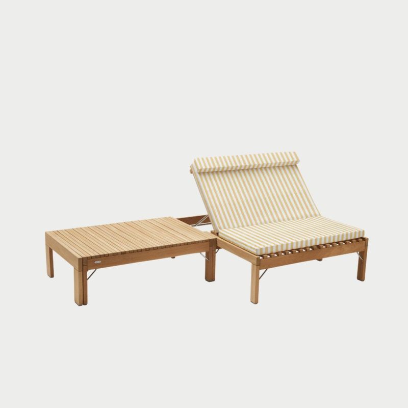 F.H.（フリッツ・ハンセン）SKAGERAK（スカゲラック）Riviera lounge cushion（リヴィエラ ラウンジクッション）/ ゴールデンイエローストライプ