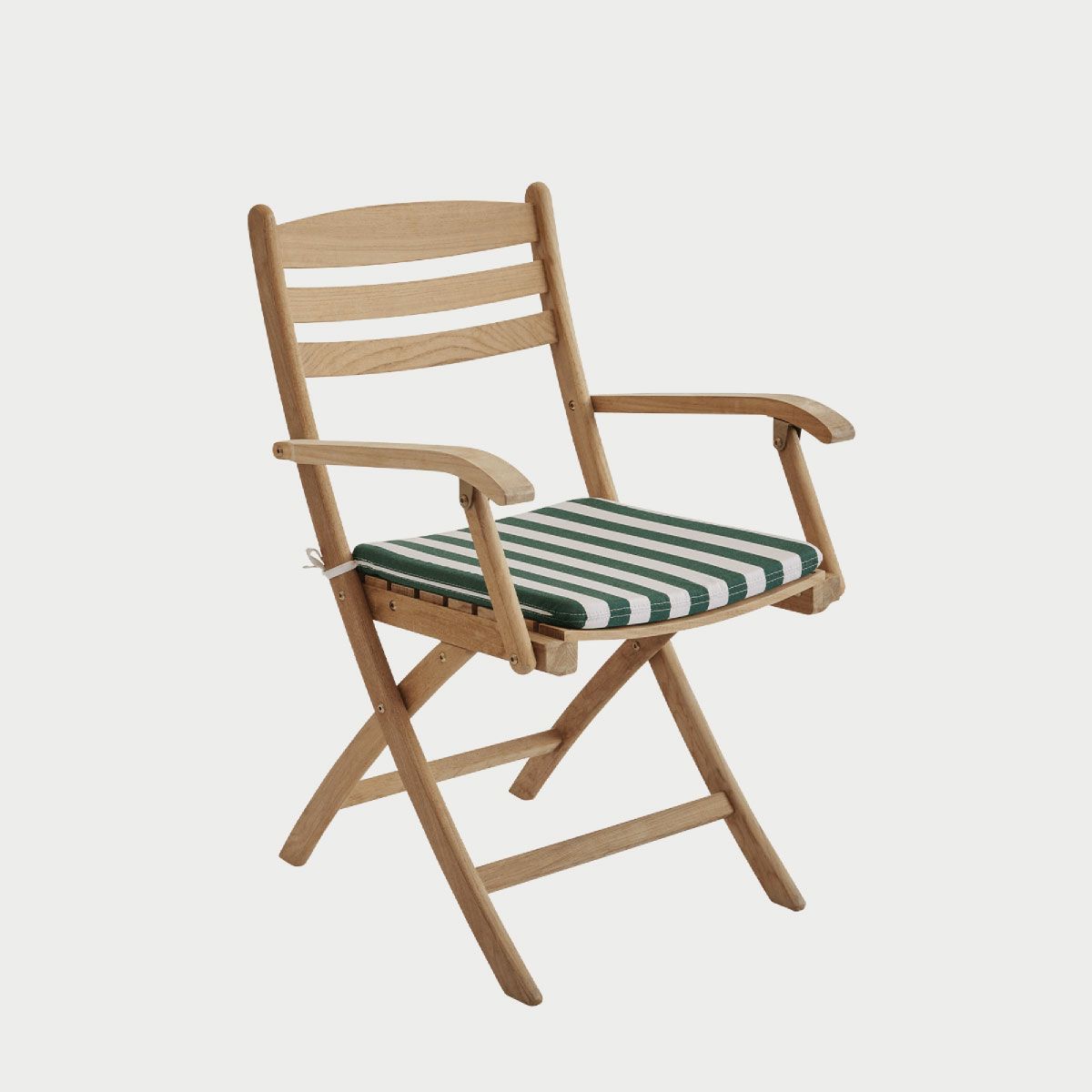 F.H.（フリッツ・ハンセン）SKAGERAK（スカゲラック）Selandia armchair seat cushion（セランディア アームチェアシートクッション）/ ライトアプリコット/ダークグリーン