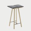 F.H.（フリッツ・ハンセン）SKAGERAK（スカゲラック）Georg bar stool low（ジョージ バースツールロー）/ オーク（Remix/ダークグレー）
