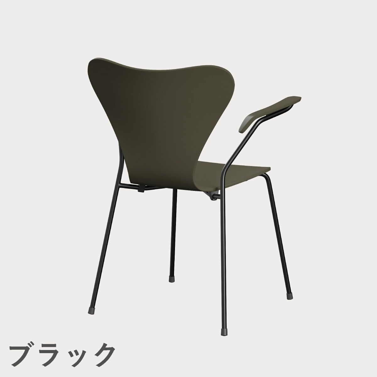 FRITZ HANSEN（フリッツ・ハンセン）SERIES 7（セブンチェア）アームチェア ラッカー / オリーブグリーン